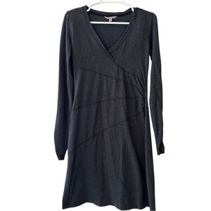 Athleta - Sunburst Nectar Long Sleeve Ruched Athletic Dress Small